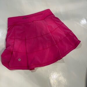 Pink lulu lemon skirt